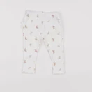 Petit Bateau - legging volants au dos blanc - 6 mois