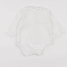 Zara - body blouse blanc - 1/3 mois