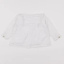 Vertbaudet - blouse blanc - 6 mois