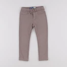 Okaidi - jegging doublé taupe, or - 3 ans