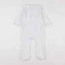 Vertbaudet - pyjama velours blanc - 18 mois