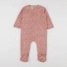 Vertbaudet - pyjama velours rose - 18 mois