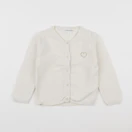 Vertbaudet - gilet blanc - 18 mois