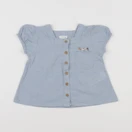 Vertbaudet - blouse bleu - 18 mois