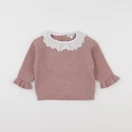 Vertbaudet - pull rose - 12 mois