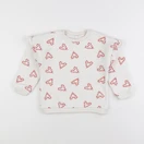 Vertbaudet - sweat blanc - 4 ans