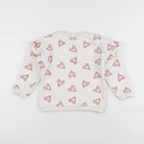 Vertbaudet - sweat blanc - 4 ans