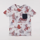 IKKS - tee-shirt blanc - 10 ans