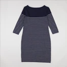 Vertbaudet - robe allaitement bleu, blanc - 34