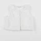 Vertbaudet - gilet blanc - 6 mois