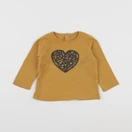 Vertbaudet - tee-shirt jaune - 6 mois