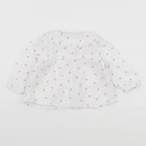 Vertbaudet - blouse blanc, rose - 9 mois
