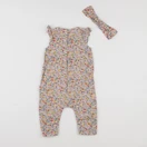 Vertbaudet - combinaison multicolore - 6 mois