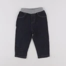 Boutchou - jegging doublé bleu - 9 mois