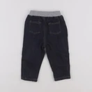 Boutchou - jegging doublé bleu - 9 mois