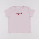 Zara - tee-shirt rose - 8/9 ans