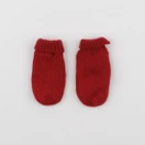 Vertbaudet - moufles rouge - 3/6 mois