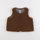 Petit Bateau - gilet marron - 36 mois