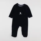 Vertbaudet - pyjama velours bleu - 9 mois