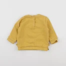 Vertbaudet - sweat jaune - 9 mois