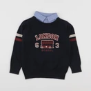 Vertbaudet - pull bleu - 3 ans