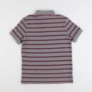 IKKS - polo gris, rose - 10 ans