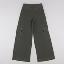 H&M - pantalon vert - 10/11 ans