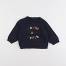 Tape à l'oeil - sweat bleu - 9 mois