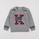 IKKS - pull gris - 3 ans