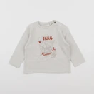 IKKS - tee-shirt beige - 12 mois
