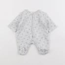 Boutchou - pyjama coton gris - 0 mois