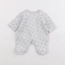 Boutchou - pyjama coton gris - 0 mois
