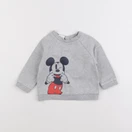 Vertbaudet - sweat gris - 9 mois