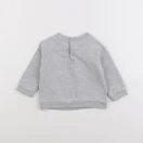 Vertbaudet - sweat gris - 9 mois