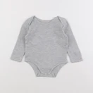 Vertbaudet - body gris - 12 mois