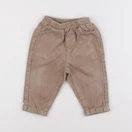 Vertbaudet - pantalon marron - 9 mois