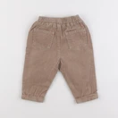 Vertbaudet - pantalon marron - 9 mois