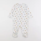 Vertbaudet - pyjama coton blanc - 12 mois