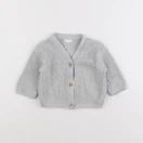Vertbaudet - gilet gris - 6 mois