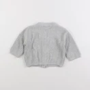 Vertbaudet - gilet gris - 6 mois