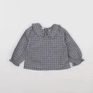 Mango - blouse bleu - 12/18 mois