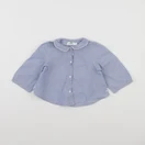 Cyrillus - blouse bleu - 12 mois