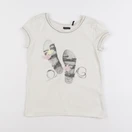 IKKS - tee-shirt beige - 8 ans