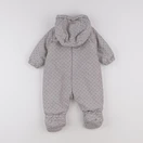 Petit Bateau - combi-pilote gris - 6 mois