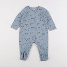 Vertbaudet - pyjama coton bleu - 12 mois