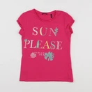 IKKS - tee-shirt rose - 6 ans