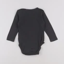 H&M - body gris - 9/12 mois