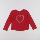 Okaidi - tee-shirt rouge - 5 ans