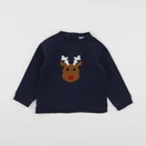 Boutchou - sweat bleu - 36 mois