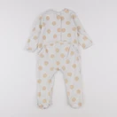 Vertbaudet - pyjama coton blanc - 18 mois